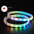 light up dog collars indicating a power switch