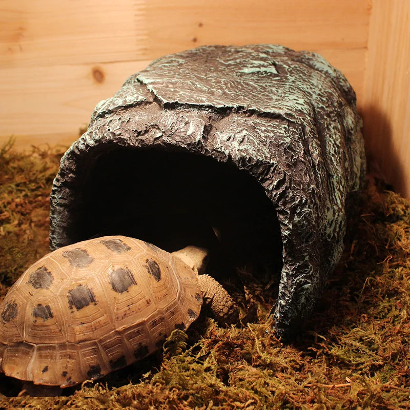 Reptile Rock Cave Hide for Lizards & Snakes