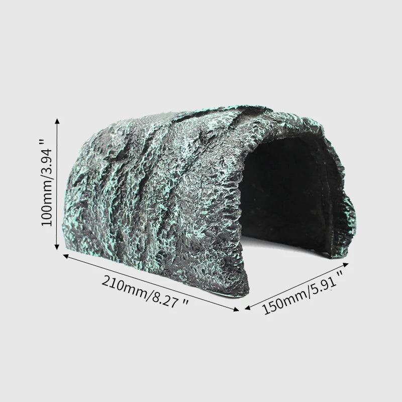 Reptile Rock Cave Hide for Lizards & Snakes