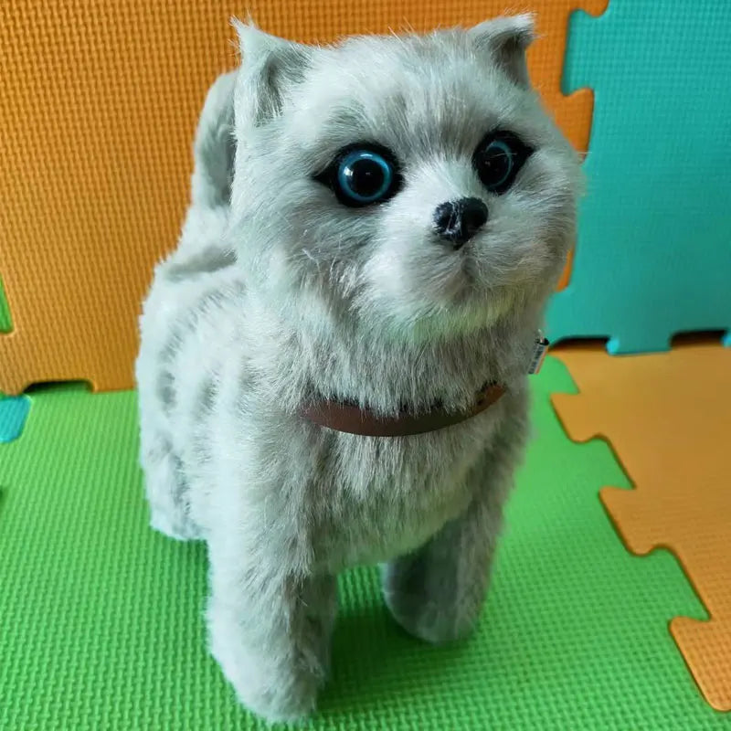 Electronic Plush Robot Pet Toy — Walks & Sings