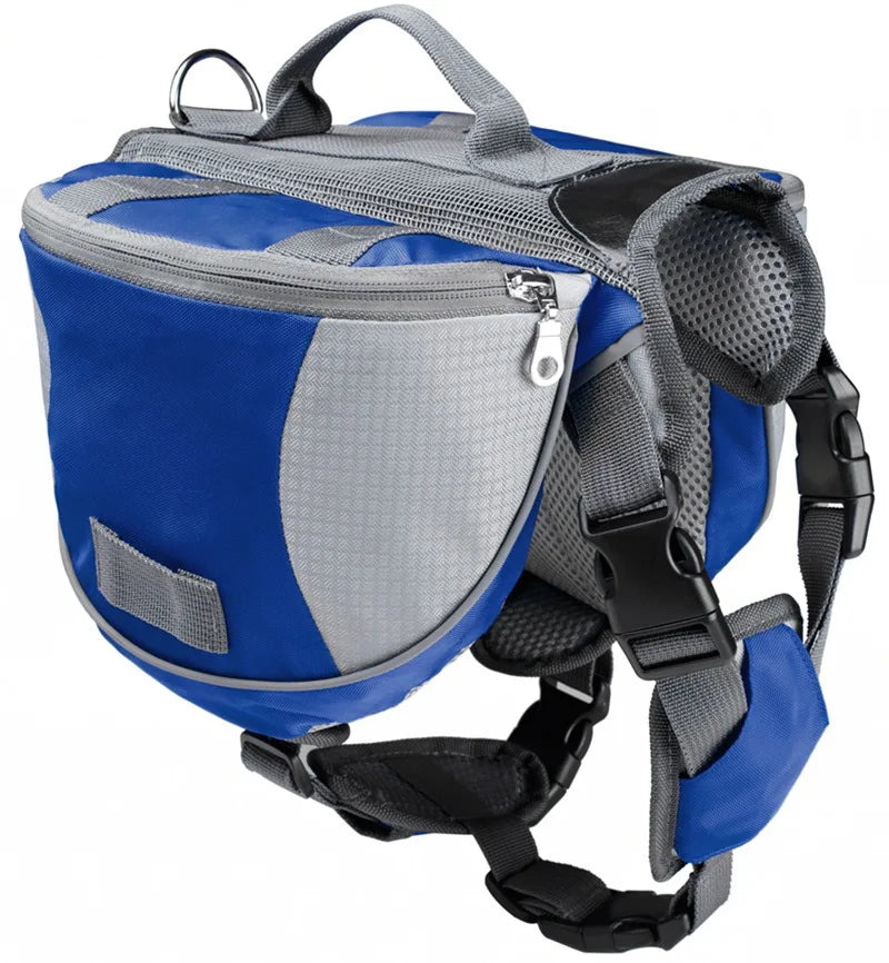 Dog Saddle Bag Harness with Side Pockets