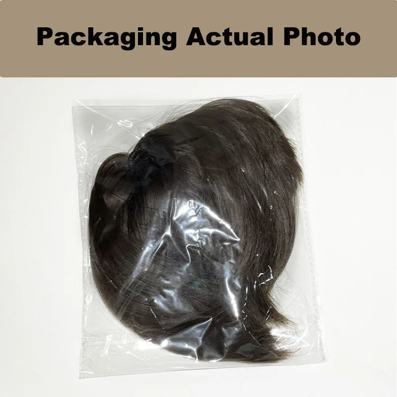 Packaged hair extension on a white background with text 'Packaging Actual Photo'.
