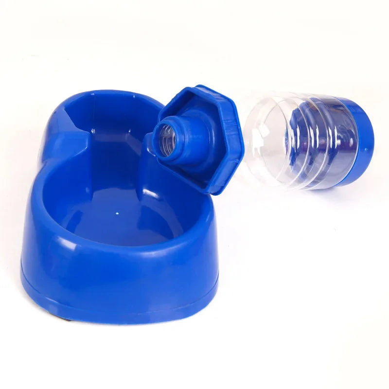Blue plastic container with a lid on a white background