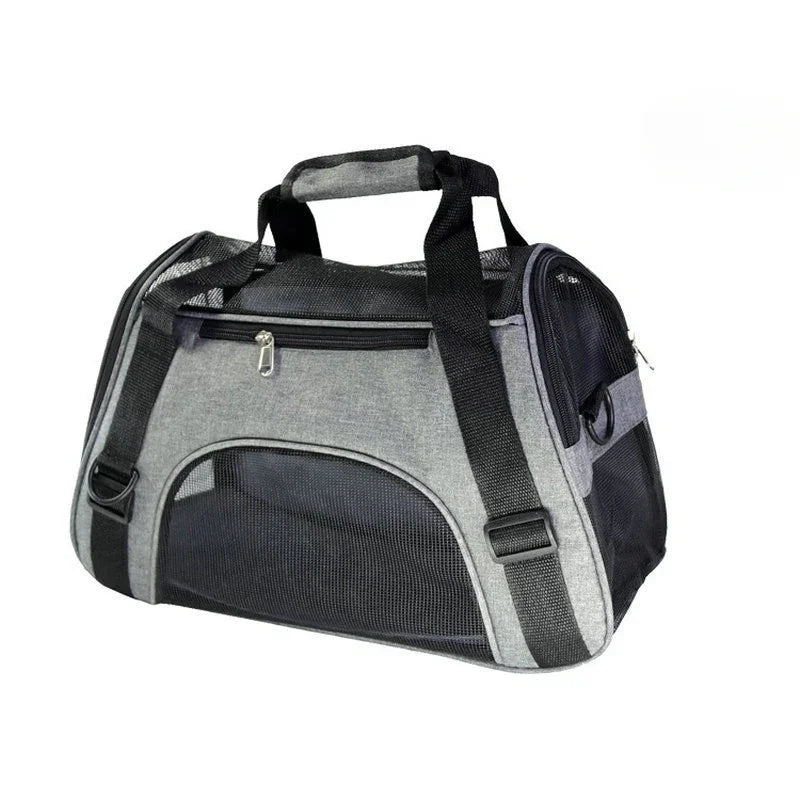 Mesh Breathable Foldable Carrier Bag for Pets