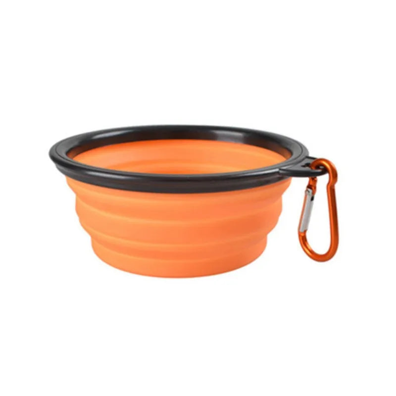 Collapsible Silicone Travel Bowl for Cats & Dogs