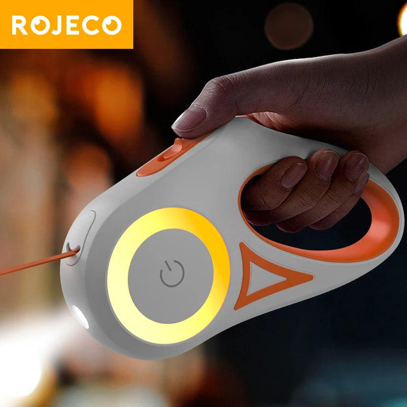 Hand holding a Rojeco product with a blurred background