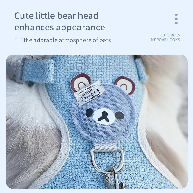 Rabbit & Small Pet Harness with Leash Set