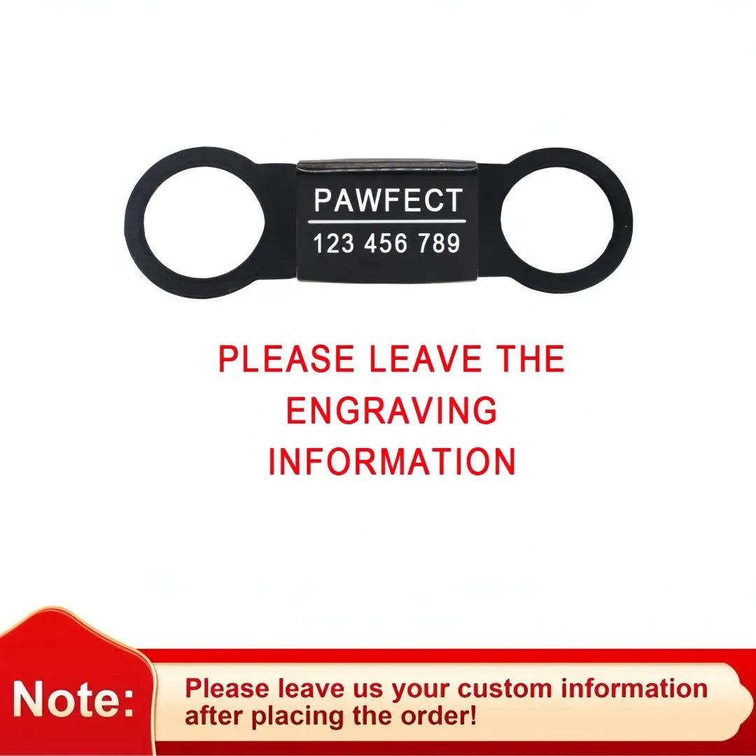 Black keychain with engraving area on a white background