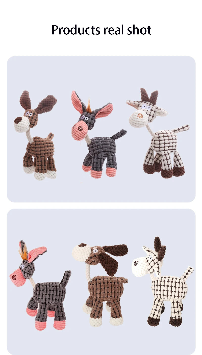 Set of small figurines with plaid patterns on a light blue background