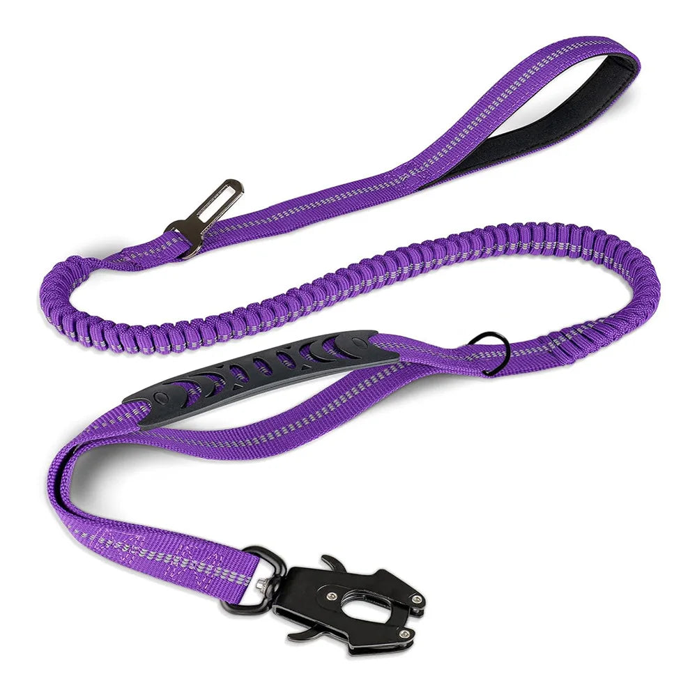 Tactical Shock-Absorbing No-Pull Dog Leash