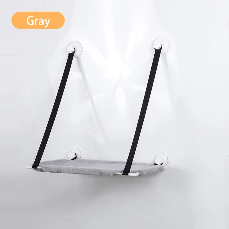 Suction Cup Window Cat Hammock — Double Layer Velvet