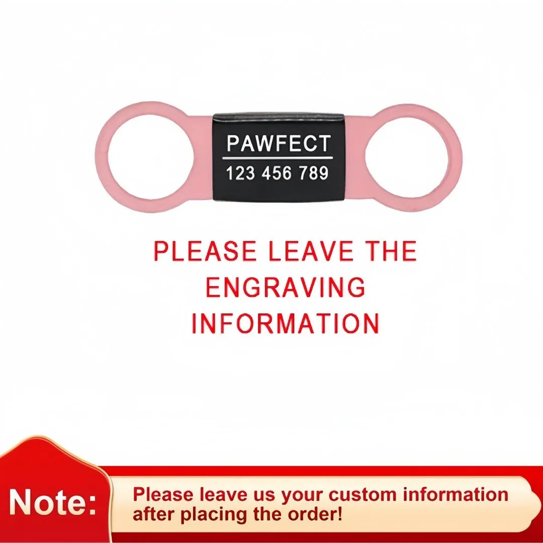 Personalized Engraved ID Tag for Cats & Dogs