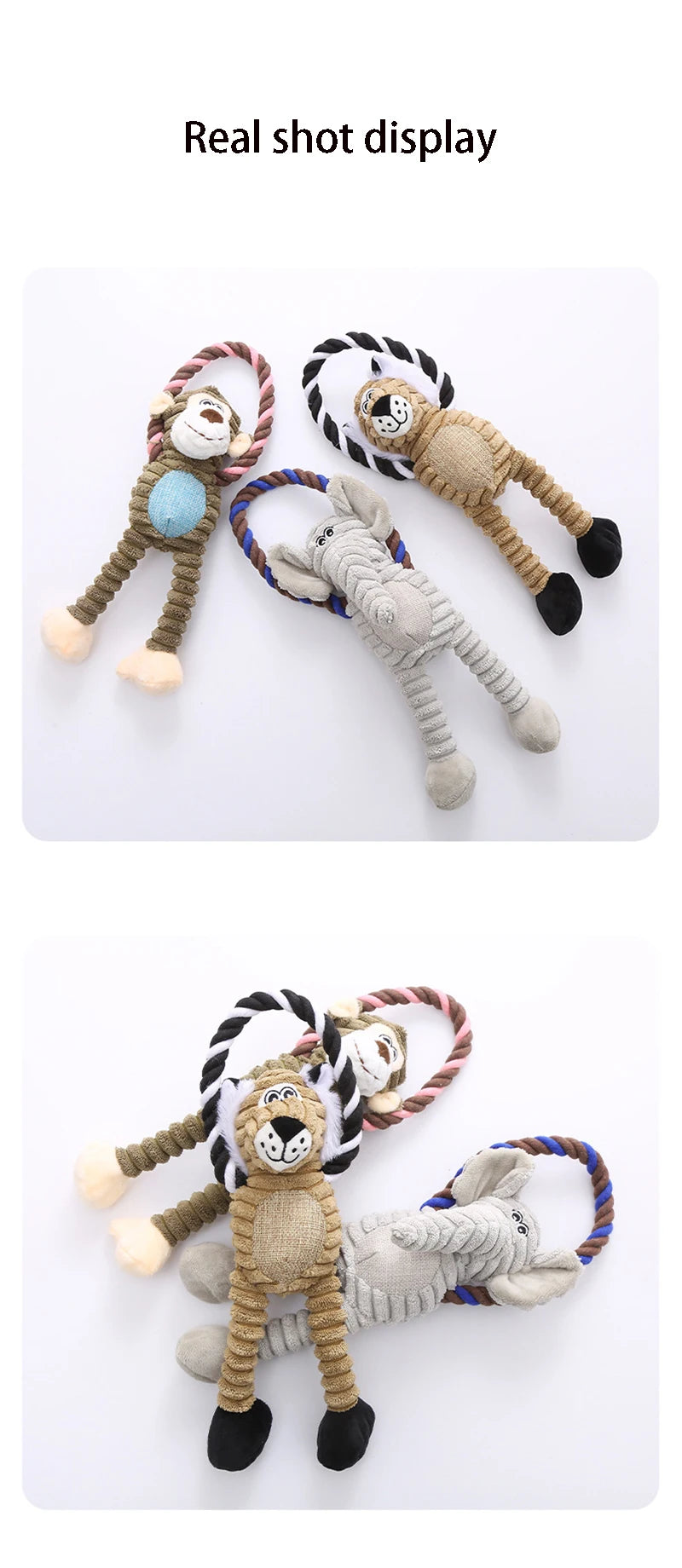 Six various toys with handles on a white background