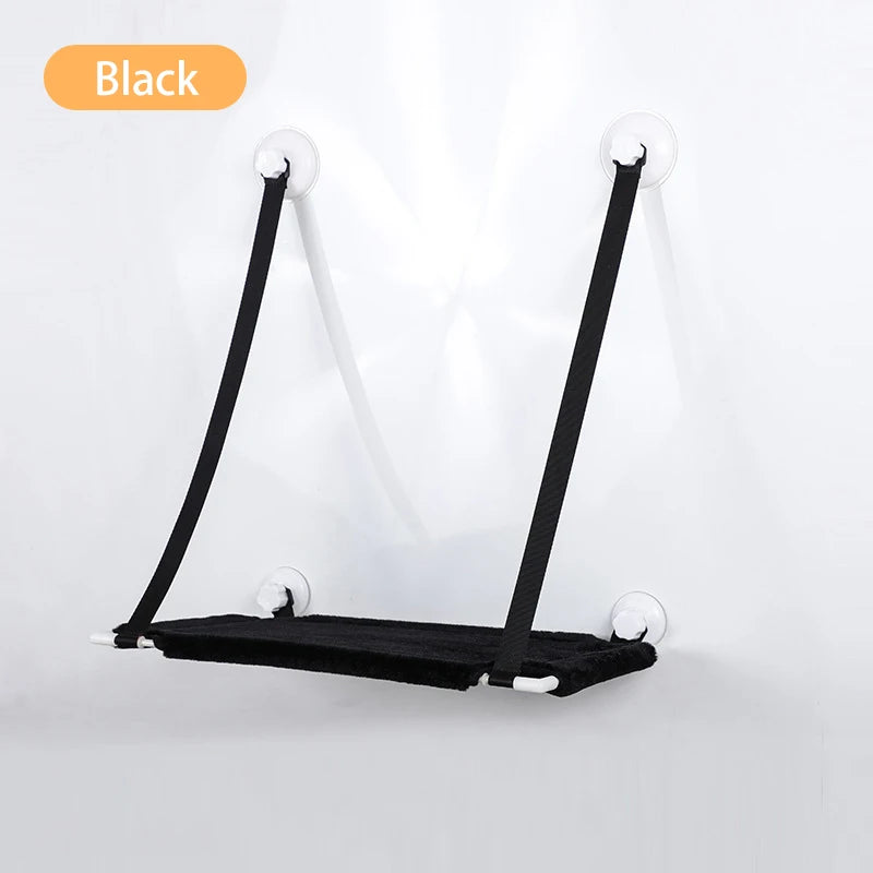Black lounger with white frame on a  light gray background