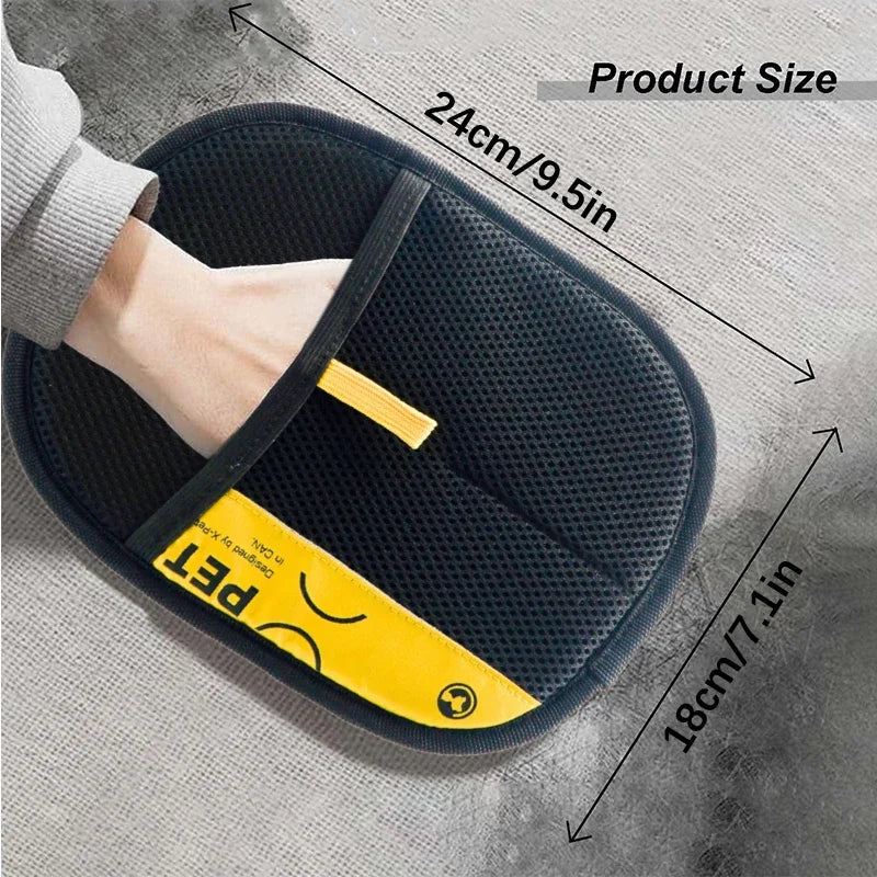Electrostatic Pet Hair Remover Grooming Gloves
