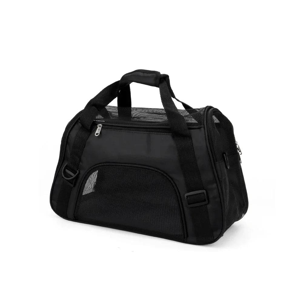 Mesh Breathable Foldable Carrier Bag for Pets