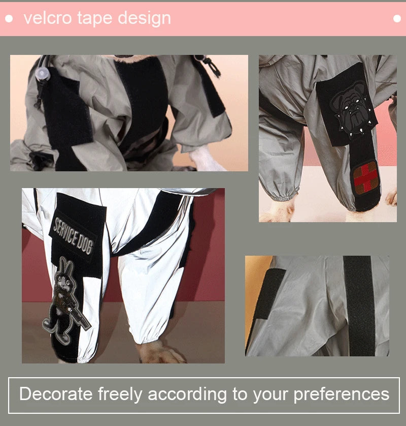 Collage of different velcro tape  with various designs on a pink background