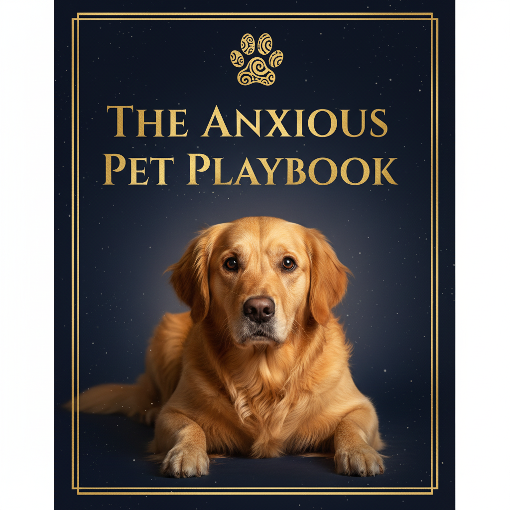 The Anxious Pet Playbook - paw top center